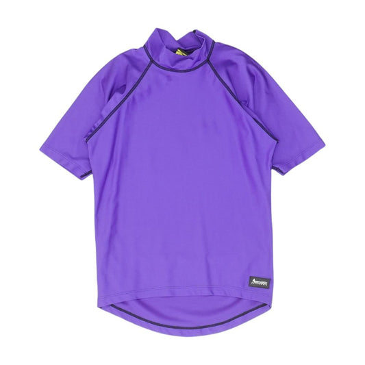 Purple Solid Swim Top