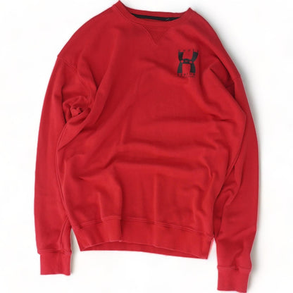 Red Graphic Sweatshirt Pullover