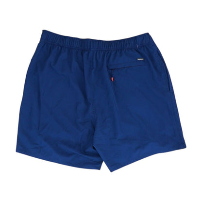Blue Solid Swim Shorts