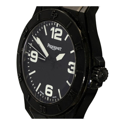 Men's Black Automatic Stainless Steel Watch