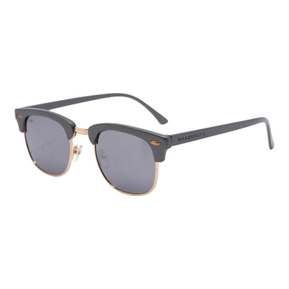 Gray CL-34 Round Sunglasses