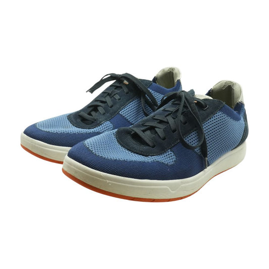 Blue Low Top Athletic Shoes