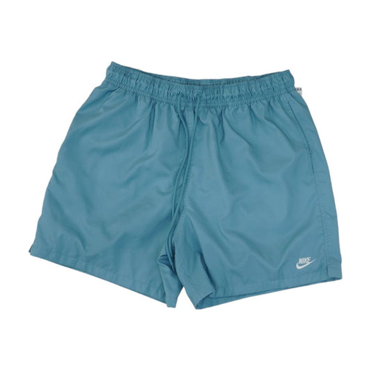 Blue Solid Swim Shorts