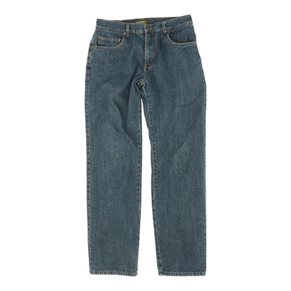 Solid Lined Relaxed Jeans