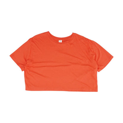 Coral Cropped T-Shirt