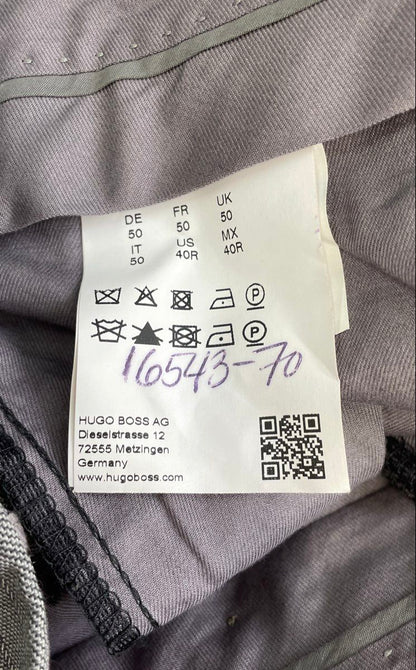 Gray Striped 2pc Suit