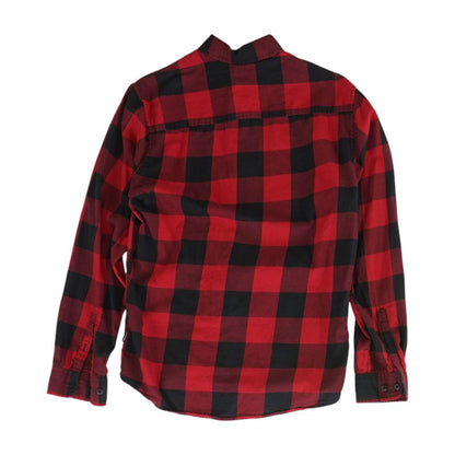 Red Check Button Down