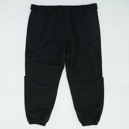 Black Solid Joggers Pants