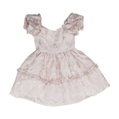 Pink Graphic Midi Dress