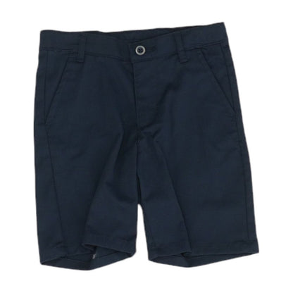 Navy Solid Chino Shorts