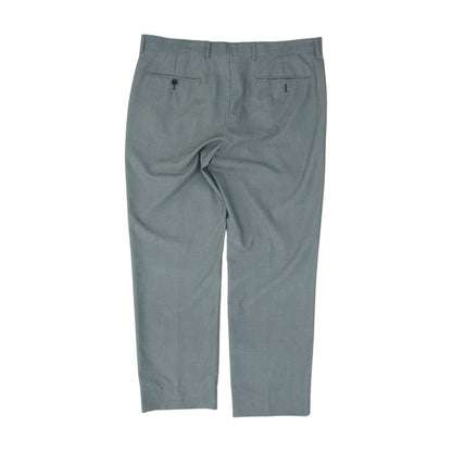 Gray Solid Dress Pants