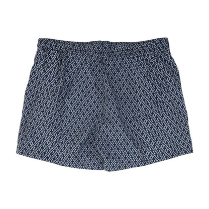 Navy Geometric Swim Bottom