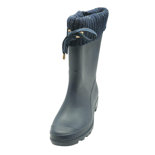 Camylla Navy Rain Boots