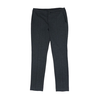 Charcoal Solid Dress Pants