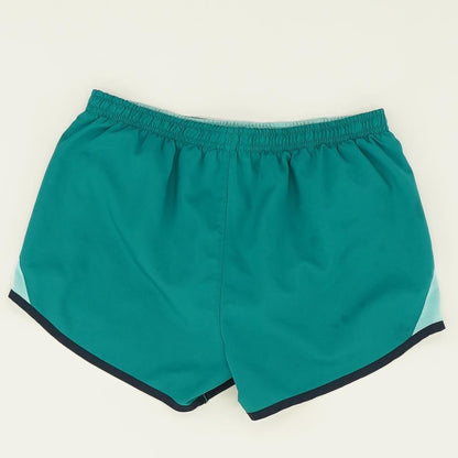 Teal Color Block Active Shorts
