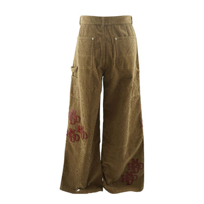 Brown Patch Corduroy Double Knee Pant