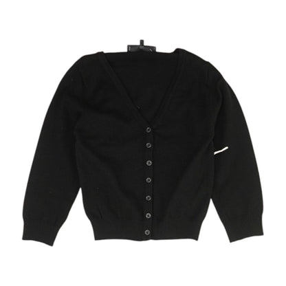 Black Solid Cardigan Sweater
