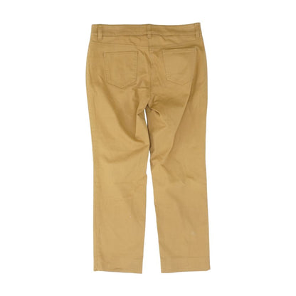 Tan Solid Chino Pants
