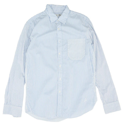 Blue Striped Long Sleeve Button Down