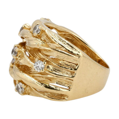 1.00 ct 14K Gold D'Oro Diamond Band