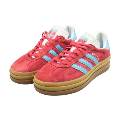 Gazelle Bold Red Low Top Athletic Shoes