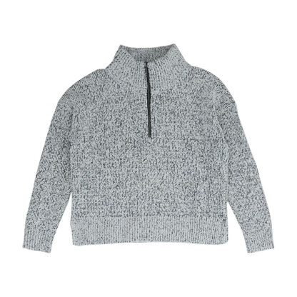 Gray 1/4 Zip Sweater