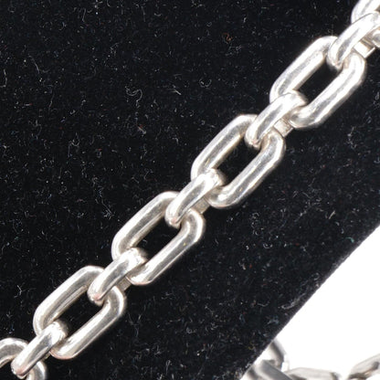 Sterling Silver Chunky Chain Collection Triple Wrap ID Bracelet