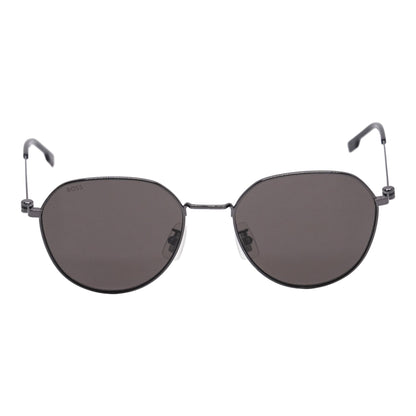 Gunmetal BOSS 1471 Round Sunglasses