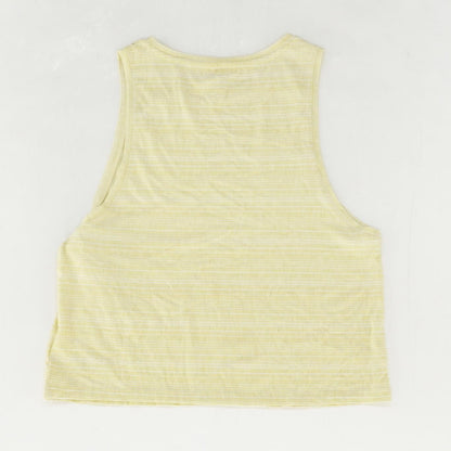 Yellow Striped Active Tank