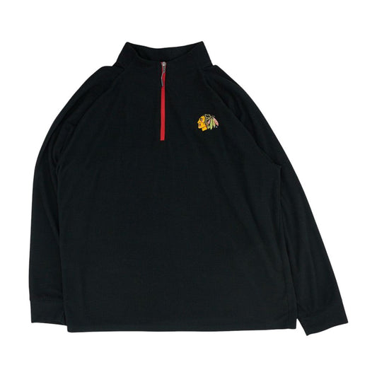 Black Chicago Blackhawks 1/4 Zip Pullover