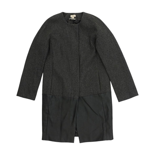 Charcoal Color Block Coat