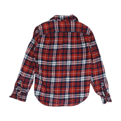 Red Plaid Flannel Button Down