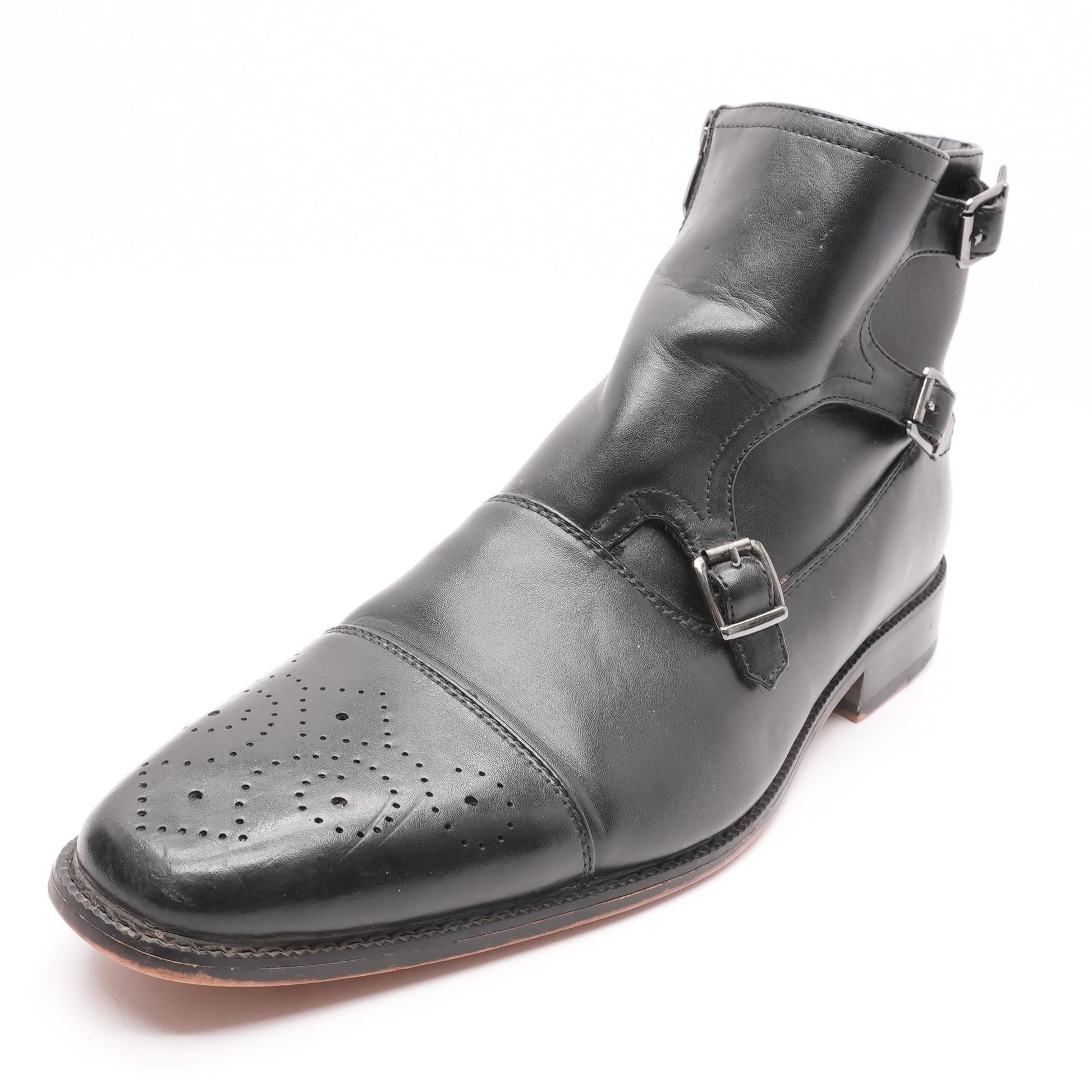 Trey Black Synthetic Ankle Boots – Unclaimed Baggage