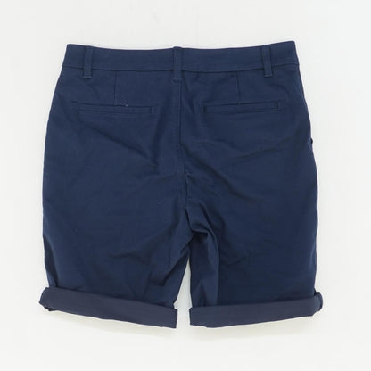 Navy Solid Chino Shorts