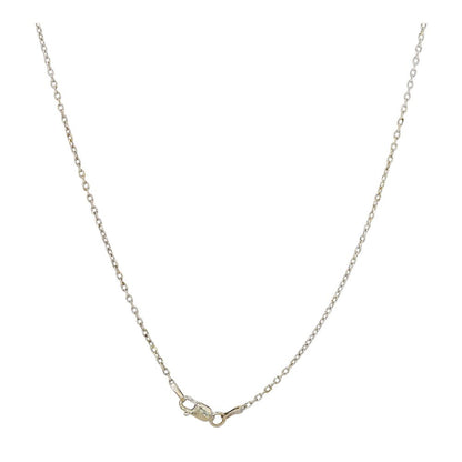 .85 ct 14K White Gold Round Diamond Solitaire Pendant Necklace