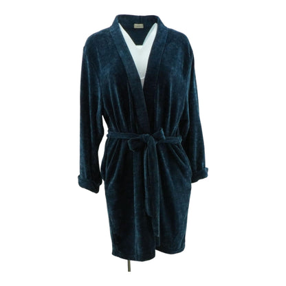 Navy Solid Robe