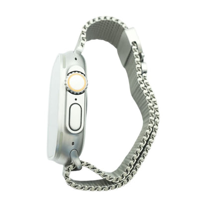 49mm Ultra 2 Titanium Smartwatch Silver Band O/S