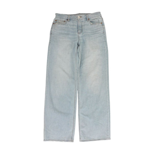 Blue Long High Rise Jeans