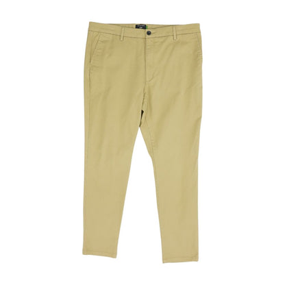 Khaki Solid Chino Pants