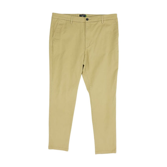 Khaki Solid Chino Pants