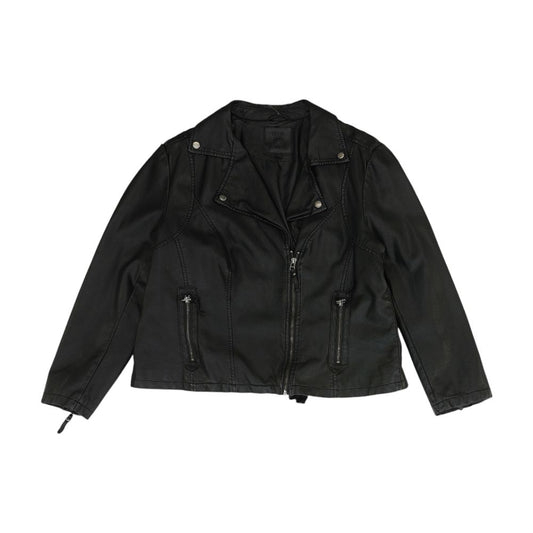 Black Faux Leather Jacket