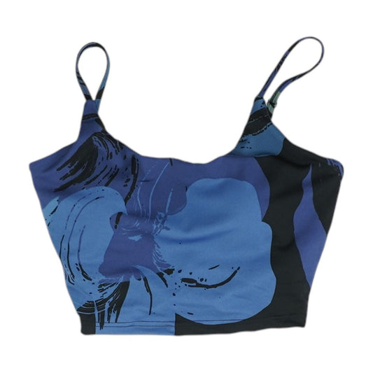 Blue Misc Sports Bra