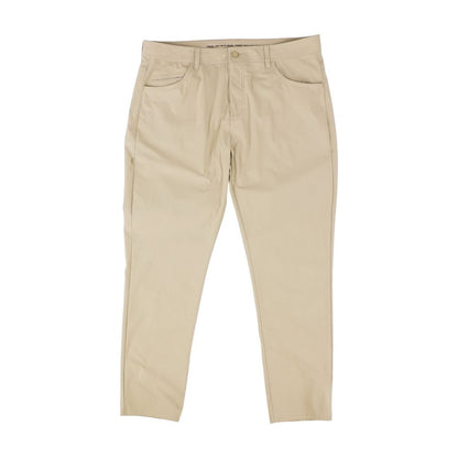 Khaki Solid Active Pants