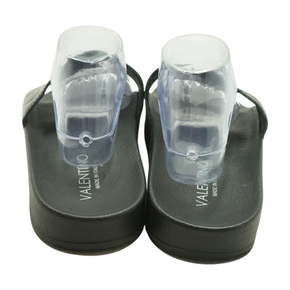 Black Casual Slide Sandals