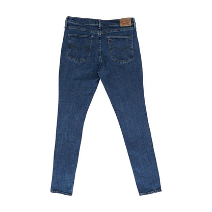 Blue High Rise Skinny Leg Jeans