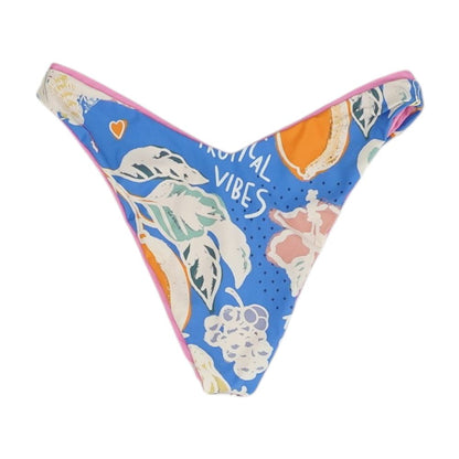 Neon Pink Solid Swim Bottom