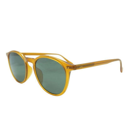 Mustard Basq Round Sunglasses