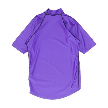 Purple Solid Swim Top