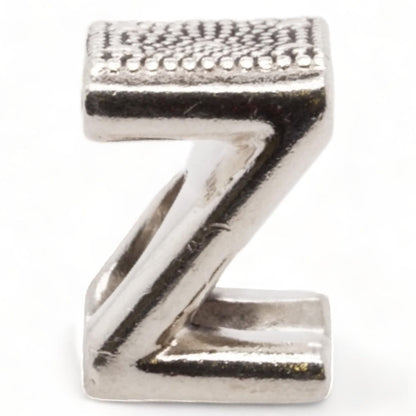 Sterling Silver Letter Z Alphabet Charm