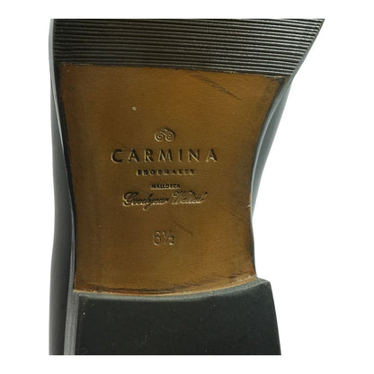 Black Leather Wholecut Oxfords Dress Shoes